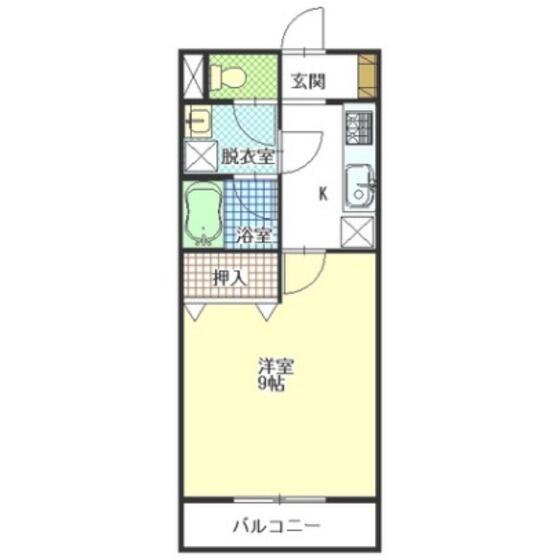 スクエア今泉 A303｜富山県富山市今泉西部町(賃貸マンション1K・3階・30.60㎡)の写真 その2