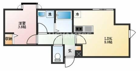 同じ建物の物件間取り写真 - ID:242001482500