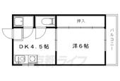 京都市右京区梅津西浦町 4階建 築44年のイメージ