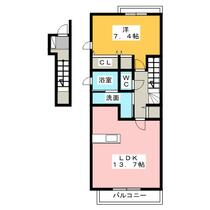 ソレイユ 203 ｜ 愛知県名古屋市西区清里町（賃貸アパート1LDK・2階・52.31㎡） その2