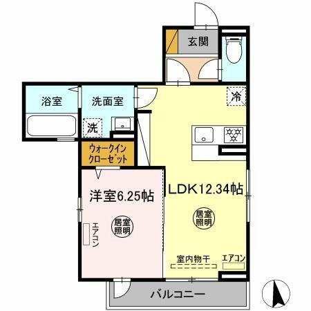 同じ建物の物件間取り写真 - ID:212042394445