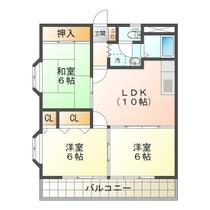 ユーズアーク 201 ｜ 三重県三重郡川越町大字高松（賃貸マンション3LDK・2階・59.69㎡） その2