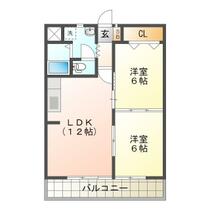 ユーズアーク 203 ｜ 三重県三重郡川越町大字高松（賃貸アパート2LDK・2階・52.23㎡） その2