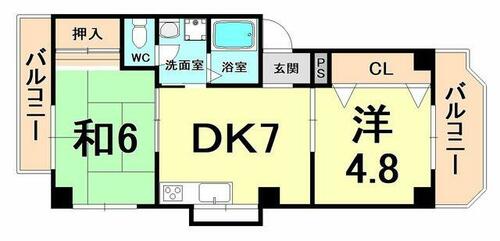 同じ建物の物件間取り写真 - ID:228045186419