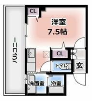 大阪府寝屋川市香里新町（賃貸マンション1R・4階・24.98㎡） その2