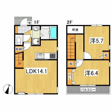 同じ建物の物件間取り写真 - ID:213101701768