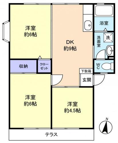 同じ建物の物件間取り写真 - ID:212041635257