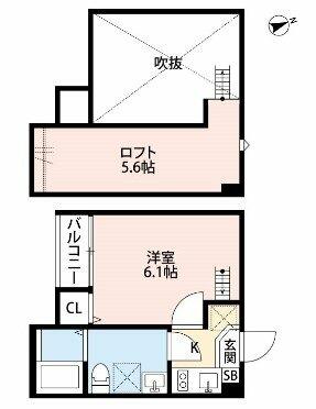 ルーチェ｜埼玉県川口市北原台１丁目(賃貸アパート1K・2階・19.89㎡)の写真 その2