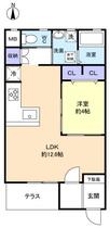 リアン緑が丘Ａ棟 102 ｜ 千葉県八千代市大和田新田（賃貸アパート1LDK・1階・42.59㎡） その2