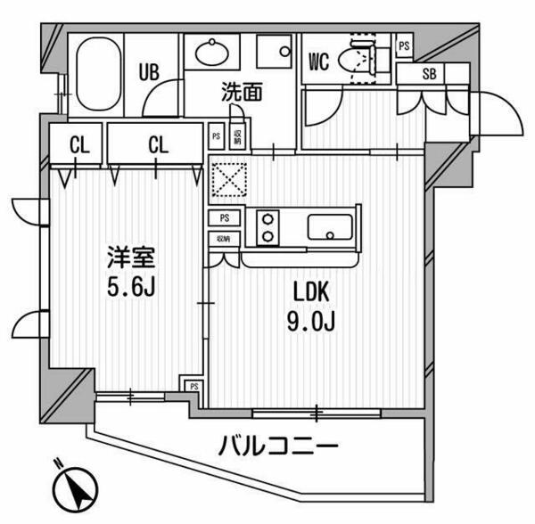 クリオ渋谷ラ・モード｜東京都渋谷区富ヶ谷１丁目(賃貸マンション1LDK・3階・38.31㎡)の写真 その2