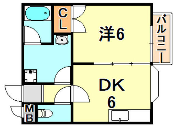 グレース一番館 201｜兵庫県神戸市垂水区旭が丘３丁目(賃貸アパート1DK・2階・27.00㎡)の写真 その2