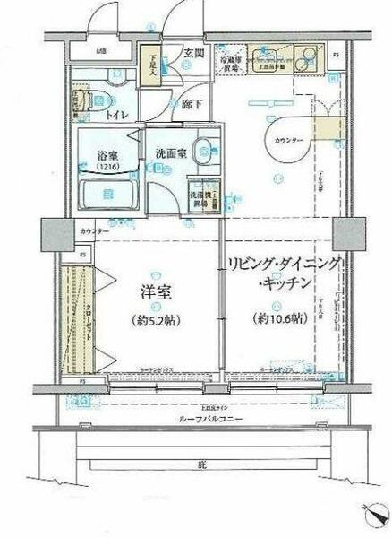 リヴシティ関内｜神奈川県横浜市中区相生町２丁目(賃貸マンション1LDK・8階・37.99㎡)の写真 その2