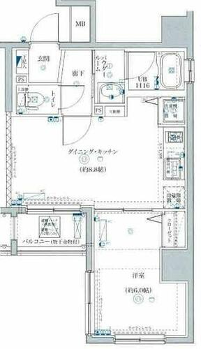 同じ建物の物件間取り写真 - ID:214054878560