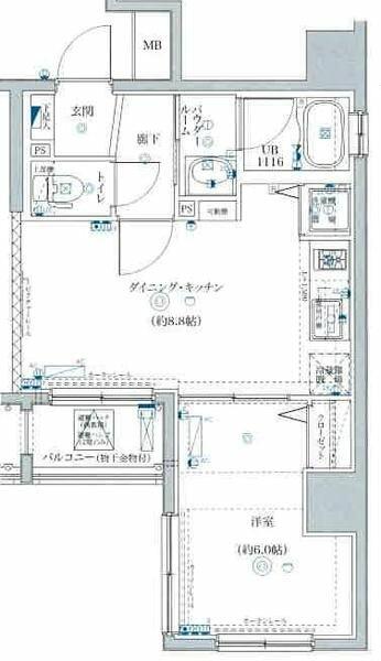 スパシエルクス横浜｜神奈川県横浜市西区浜松町(賃貸マンション1DK・5階・35.17㎡)の写真 その2