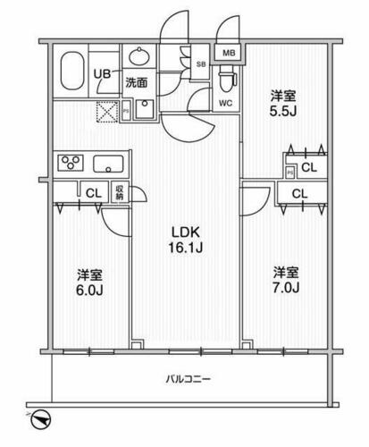 同じ建物の物件間取り写真 - ID:213101709770