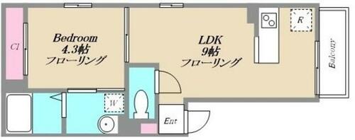 同じ建物の物件間取り写真 - ID:213103761951