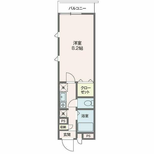 ティラーノ藍住Ⅱ 111｜徳島県板野郡藍住町徳命字小塚東(賃貸アパート1R・1階・24.84㎡)の写真 その2