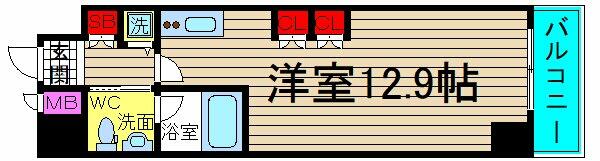 南堀江プライマリーワン｜大阪府大阪市西区南堀江３丁目(賃貸マンション1R・2階・31.57㎡)の写真 その2