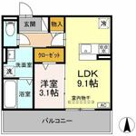 仮）Ｄ－ＲＯＯＭ岐南町下印食　Ｂ棟のイメージ