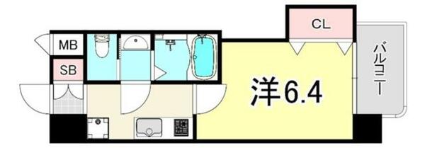 サムティ大阪ＣＩＴＹ　ＷＥＳＴ｜大阪府大阪市西淀川区野里２丁目(賃貸マンション1K・13階・22.88㎡)の写真 その2