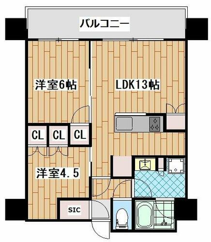 同じ建物の物件間取り写真 - ID:214054954624