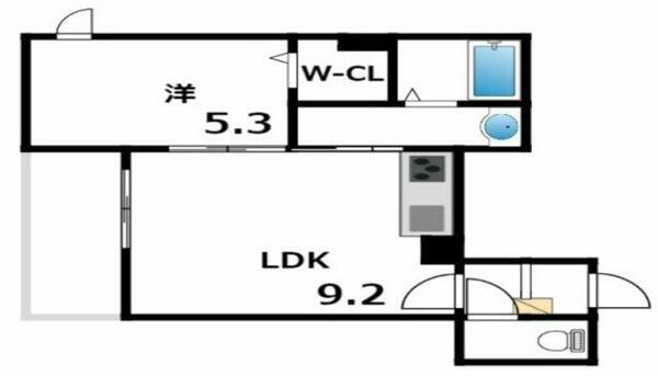 兵庫県神戸市東灘区御影中町７丁目(賃貸マンション1LDK・2階・36.63㎡)の写真 その2