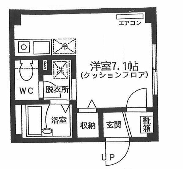 東京都江東区高橋(賃貸マンション1R・1階・19.71㎡)の写真 その2