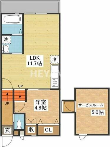 同じ建物の物件間取り写真 - ID:242001485212