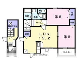 エレガンシアⅡ 201 ｜ 茨城県神栖市堀割１丁目（賃貸アパート2LDK・2階・61.80㎡） その2