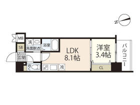 Ｓ－ＲＥＳＩＤＥＮＣＥ天満町ｂａｒｋ  ｜ 広島県広島市西区天満町（賃貸マンション1LDK・11階・29.87㎡） その2