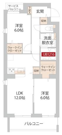 同じ建物の物件間取り写真 - ID:213101002378