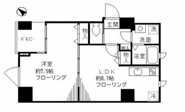 ユーガ千石｜東京都文京区千石１丁目(賃貸マンション1LDK・3階・40.54㎡)の写真 その2