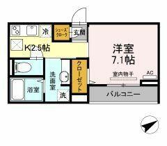 ＥＲＤＥ城北 103｜東京都練馬区北町１丁目(賃貸アパート1K・1階・28.71㎡)の写真 その2