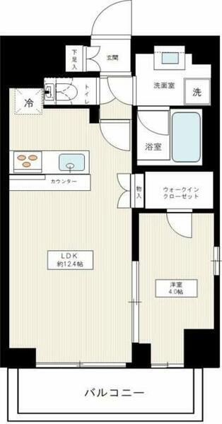 ミルーナヒルズ柏 503｜千葉県柏市あけぼの２丁目(賃貸マンション1LDK・5階・40.54㎡)の写真 その2