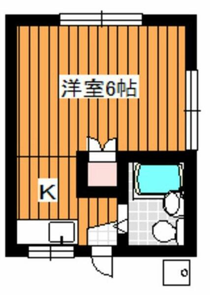 東京都板橋区赤塚３丁目(賃貸マンション1R・3階・16.50㎡)の写真 その2