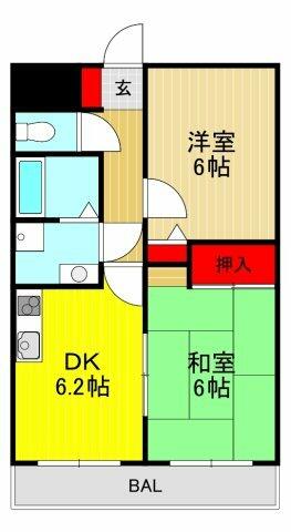 同じ建物の物件間取り写真 - ID:211047020859