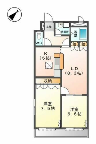 同じ建物の物件間取り写真 - ID:223032420478