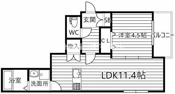 アルテミスへーベルメゾンチュウオウ 202｜大阪府大阪市城東区中央３丁目(賃貸マンション1LDK・2階・41.32㎡)の写真 その2