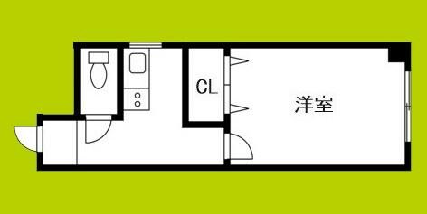 竹田ビル｜大阪府大阪市都島区東野田町５丁目(賃貸マンション1K・3階・16.00㎡)の写真 その2