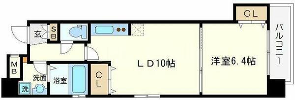 ＣＩＴＹ　ＳＰＩＲＥ日本橋高津 1103｜大阪府大阪市中央区高津３丁目(賃貸マンション1LDK・11階・39.93㎡)の写真 その2