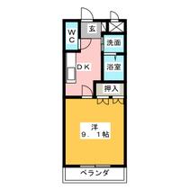 サニーパレス  ｜ 愛知県知多市新舞子字南西田（賃貸マンション1K・1階・31.02㎡） その2