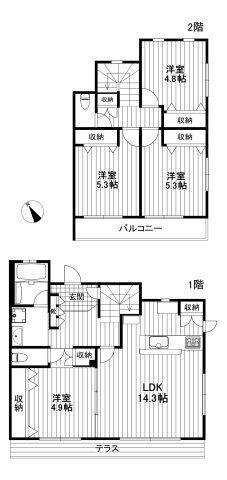 同じ建物の物件間取り写真 - ID:213096634492