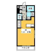 Ｍ’ｓ　ｄｒｅａｍ　Ⅶ  ｜ 愛知県豊橋市新栄町字南小向（賃貸マンション1R・2階・32.22㎡） その2