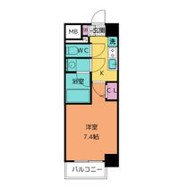 ＬＵＸＥＮＡ　ＭＡＲＵＮＯＵＣＨＩ 1405 ｜ 愛知県名古屋市中区丸の内２丁目（賃貸マンション1K・2階・25.12㎡） その2