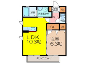 Ｙｓ　Ｆｏｒｅｓｔ　Ｃ棟  ｜ 福岡県柳川市三橋町蒲船津（賃貸アパート1LDK・2階・42.36㎡） その2