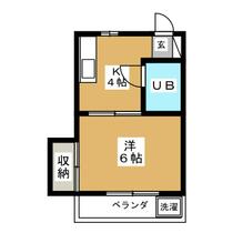 クレール高野  ｜ 千葉県市川市南八幡１丁目（賃貸アパート1K・2階・21.47㎡） その2