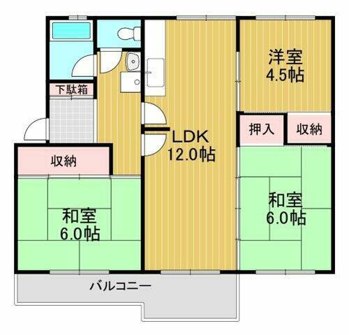 金剛第二住宅１４９棟の間取り