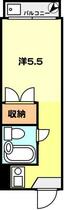 ナミキハイム 203 ｜ 埼玉県新座市野火止４丁目（賃貸マンション1K・2階・17.28㎡） その2