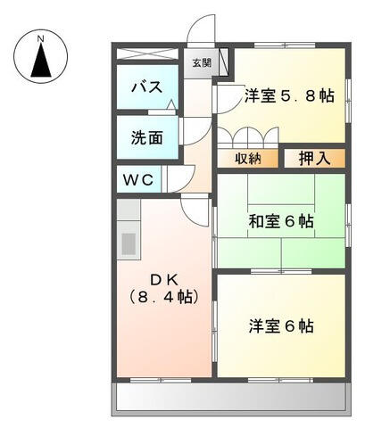 同じ建物の物件間取り写真 - ID:222015930962