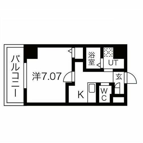 大阪府堺市北区北花田町３丁（マンション）の賃貸物件の間取り